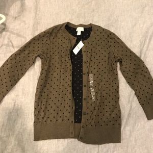 NWT polka dot cardigan